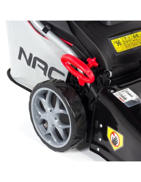 Solidna kosiarka spalinowa NAC LS42-300BS-JR z napędem i koszem i szerokością koszenia 42 cm 5902490743779 5