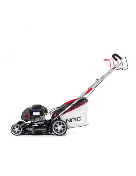 Solidna kosiarka spalinowa NAC LS42-300BS-JR z napędem i koszem i szerokością koszenia 42 cm 5902490743779 8