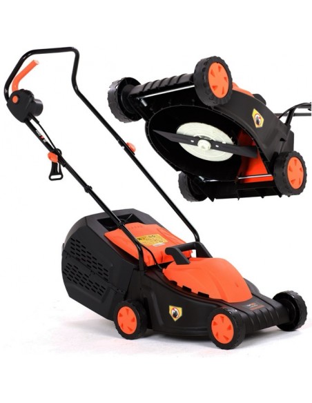 Lekka kosiarka elektryczna z koszem 30L TOP CUT TC-KE1200-32 1200W 32cm 5905842513419