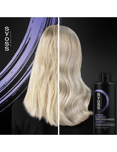 Szampon neutralizujący żółte odcienie do włosów blond Syoss 440ml 9000101290097 4