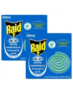 Owadobójcze spirale odstraszające komary Raid Outdoor 20 szt. 5905718981182