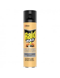 Mocny środek przeciw karaluchom i mrówkom w aerozolu Raid Max 3x400 ml 8711800137866 2