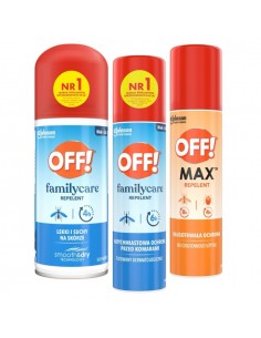 Zestaw aerozoli przeciw komarom repelentów OFF! 3x100ml 5905718981106