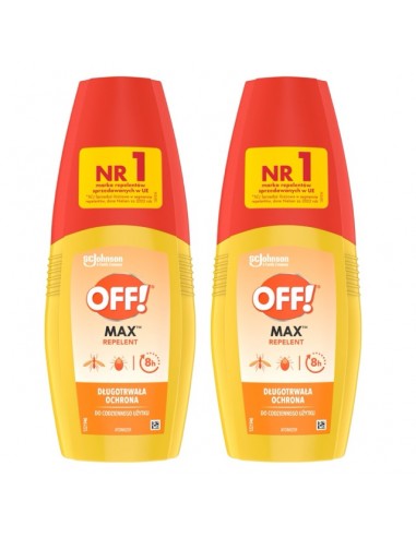 2X Skuteczny środek przeciw komarom i kleszczom w atomizerze, 20% ikarydyny, OFF! Max 100 ml 5000204160031