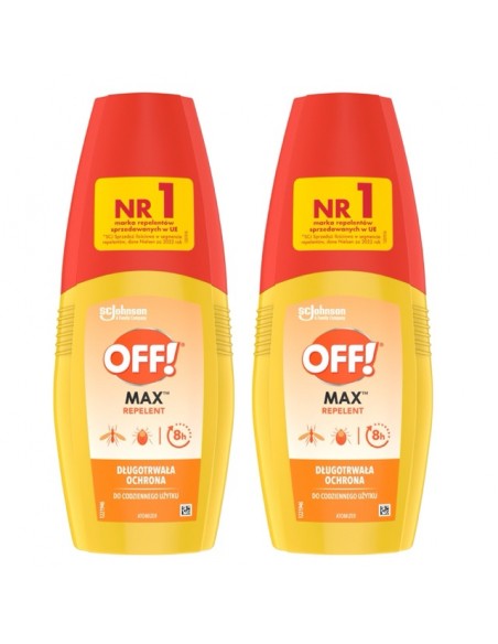 2X Skuteczny środek przeciw komarom i kleszczom w atomizerze, 20% ikarydyny, OFF! Max 100 ml 5000204160031