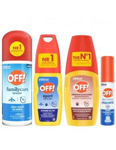 Zestaw OFF! Środki przeciw kleszczom i komarom (3x100 ml) + żel Akut po ukąszeniu owadów 25 ml 5905718981069