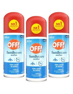 Suchy aerozol przeciw komarom dla całej rodziny OFF! Family Care 3x100 ml 5000204330151