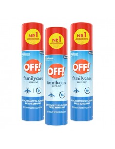Ochronny repelent przeciw komarom w aerozolu dla całej rodziny OFF! Family Care 3x100 ml 5000204330182