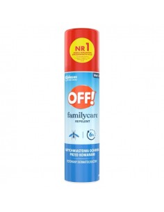 Nietłusty repelent przeciw komarom w sprayu dla całej rodziny OFF! Family Care 2x100 ml 5000204330182 2