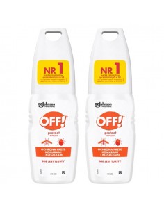 Lekki spray odstraszający komary i kleszcze OFF! Protect 2x100 ml 4000290908754