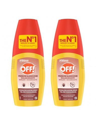 Ochronny płyn przeciw kleszczom z atomizerem OFF! 2x100 ml 5905718981359
