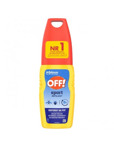 Spray odstraszający komary i kleszcze z atomizerem OFF! Sport 2x100 ml 5905718981434