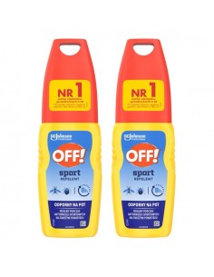 Spray odstraszający komary i kleszcze z atomizerem OFF! Sport 2x100 ml 5905718981434 2
