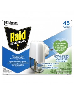 Elektrofumigator z płynem owadobójczym przeciw komarom Raid Essentials 5000204328592