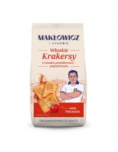 Krakersy o smaku pomidorowo-paprykowym Makłowicz i Synowie 100 g 5905644031166