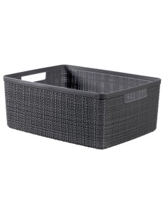Organizer Curver Jute 12l ciemny szary 3253921905078 2