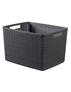 Organizer 20l ciemny szary Curver Jute 3253921907027 2