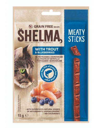12x Mięsne przekąski dla kota Mix smaków Shelma 8595606407671 3