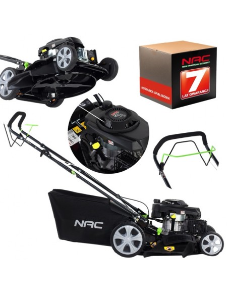 Bezawaryjna kosiarka spalinowa z napędem NAC LS46-173-HS-NG 173cm³ szer. koszenia 46 cm 5902490742147