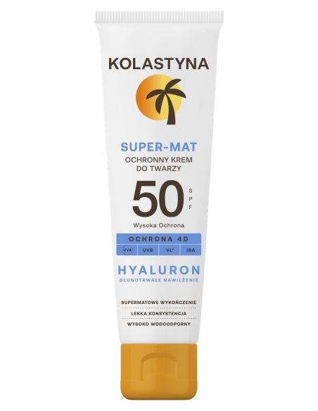 Krem do twarzy matujący Kolastyna Super-Mat SPF 50, 50 ml 5900536355689