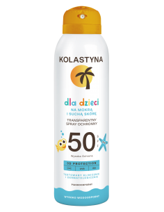 Spray ochronny na suchą i mokrą skórę dla dzieci Kolastyna SPF 50 150 ml 5900536355702