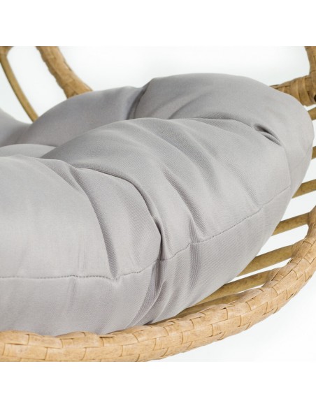 Beżowy fotel podwieszany ogrodowy JARDIN - Fotele podwieszane Beżowy fotel podwieszany ogrodowy JARDIN 5902490785014 5