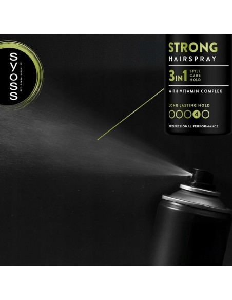 Mocny lakier do włosów z kompleksem witaminowym Syoss 300 ml 9000100589994 2