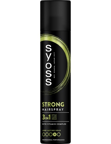 Mocny lakier do włosów z kompleksem witaminowym Syoss 300 ml 9000100589994 5