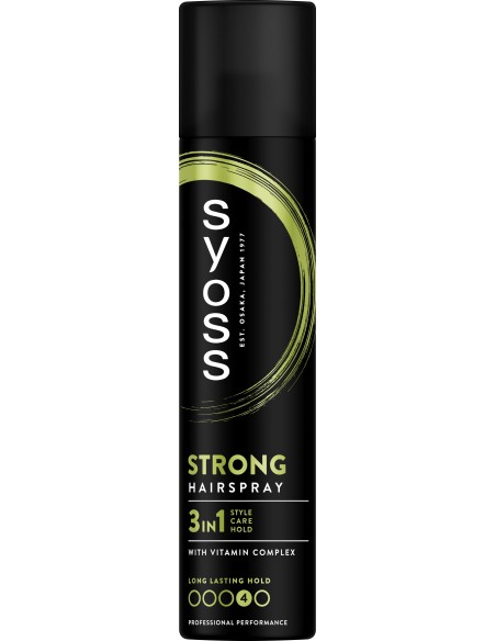 Mocny lakier do włosów z kompleksem witaminowym Syoss 300 ml 9000100589994 5