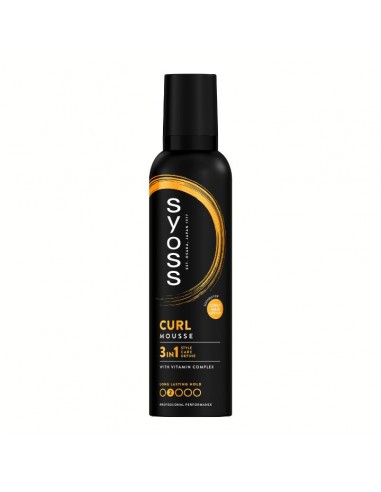 Podkreślająca skręt pianka do włosów kręconych Syoss 250 ml 9000101681536
