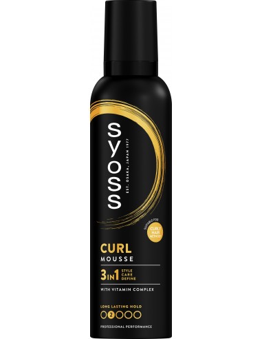 Podkreślająca skręt pianka do włosów kręconych Syoss 250 ml 9000101681536 4