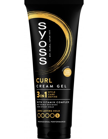 Kremowy żel do stylizacji włosów kręconych i falowanych Syoss 250 ml 9000101731064 5