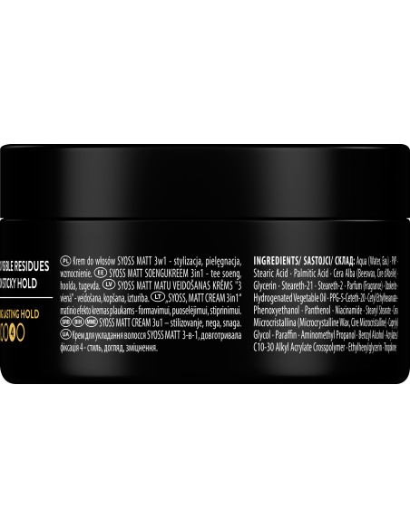 Matowa pasta do stylizacji włosów Syoss 100 ml 54022843 5