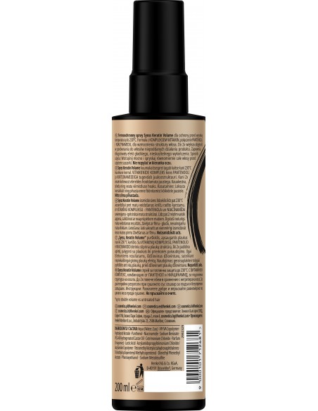 Termoochronny spray do włosów Syoss 200 ml 9000101712681 5