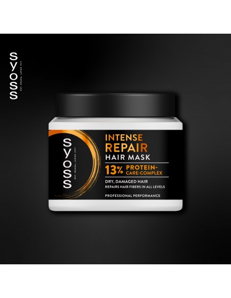 Pielęgnująca maska do włosów suchych i zniszczonych Syoss 400 ml 9000101743821 2