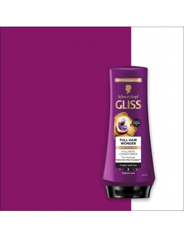 Wygładzająca odżywka do włosów delikatnych i osłabionych Gliss 200 ml 9000101749533 2