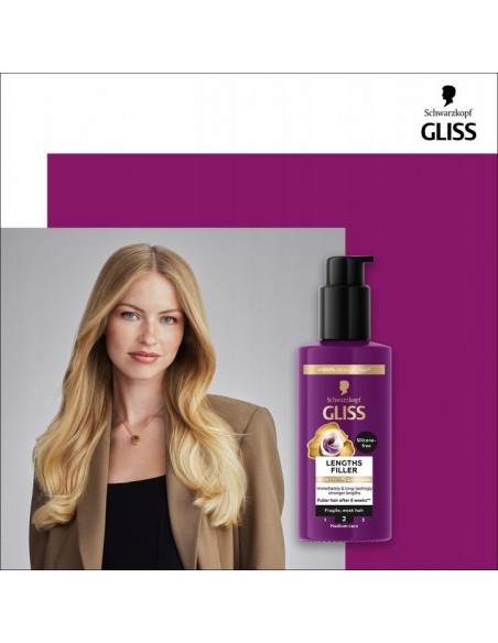 Zwiększające objętość serum do włosów osłabionych Gliss 100 ml 9000101749571 2