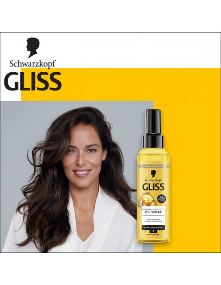 Termoochronna odżywka w sprayu do włosów zniszczonych Gliss 150 ml 9000101732436 2