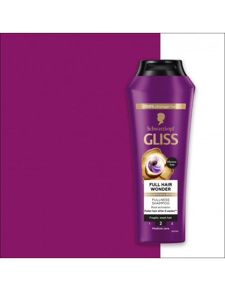 Szampon stymulujących wzrost włosów Gliss 400 ml 9000101749298 4