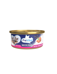 Mus dla kociąt z cielęciną PreVital mini puszka 85 g 5999566112119