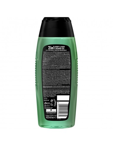 Męski żel pod prysznic 2w1 do ciała i włosów Fa Men 400 ml 9000101720679 2