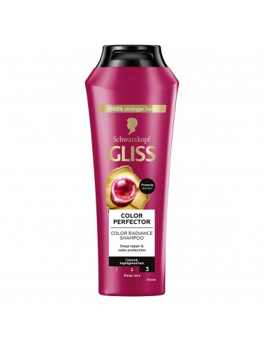 Ochronny szampon do włosów farbowanych i rozjaśnianych Gliss Colour Perfector 250 ml 4015000195324