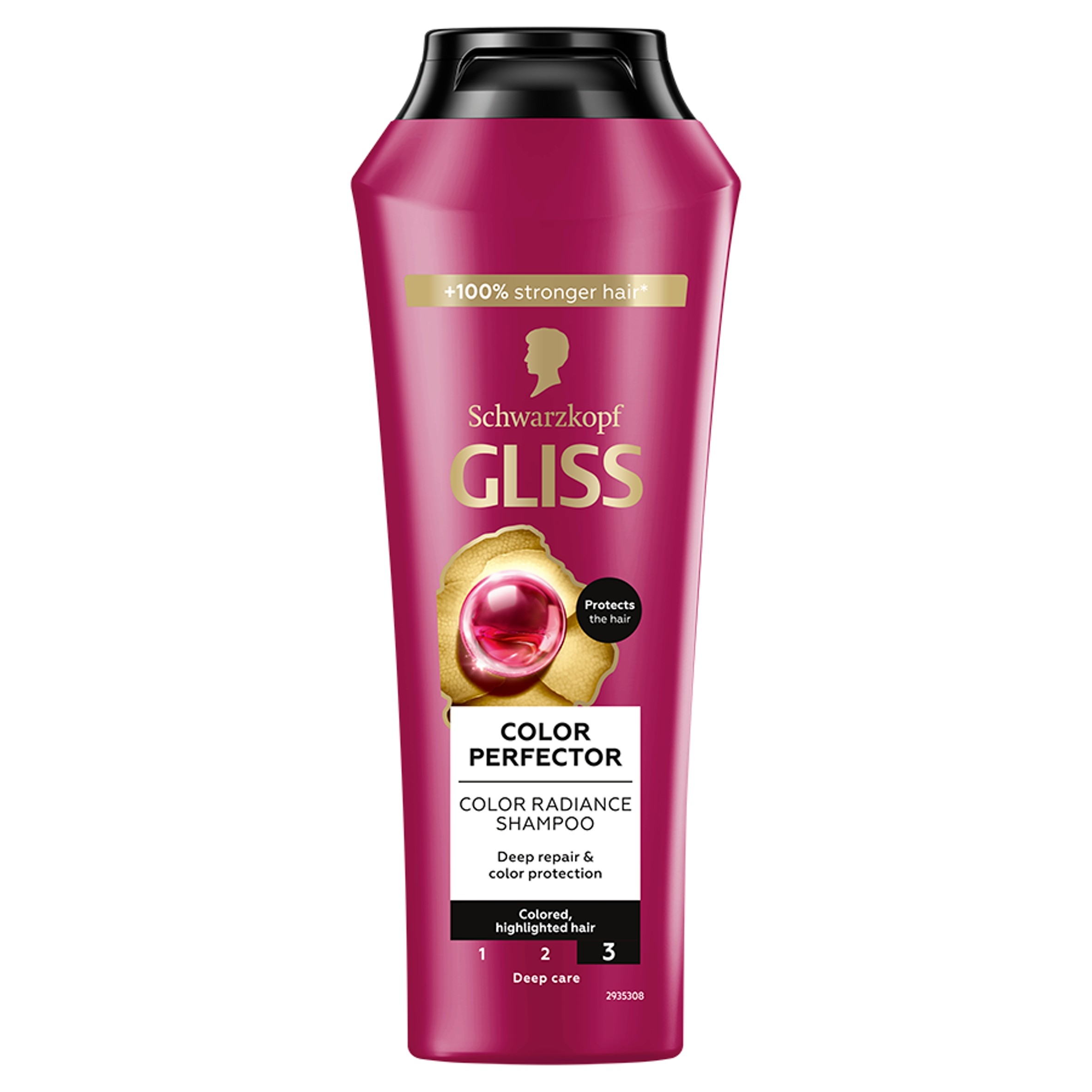 Gliss Ochronny Szampon Do Włosów Farbowanych I Rozjaśnianych Colour Perfector 250 Ml