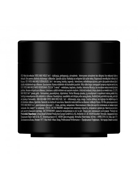 Mocny wosk do stylizacji włosów Syoss Max Hold 150 ml 9000101681543 2