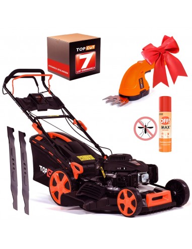 Bezawaryjna kosiarka spalinowa z napędem i rozrusznikiem elektrycznym TC- LS55-196-E-SB 196 cm³ szer. koszenia 56 cm 5902490799998
