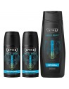 Zestaw kosmetyków dla mężczyzn STR8 Wild Beat Żel pod prysznic + 2x Dezodorant