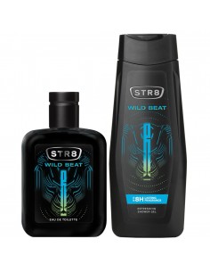 Zestaw kosmetyków dla Niego STR8 Wild Beat Woda toaletowa 50 ml + Żel pod prysznic 5201314194439