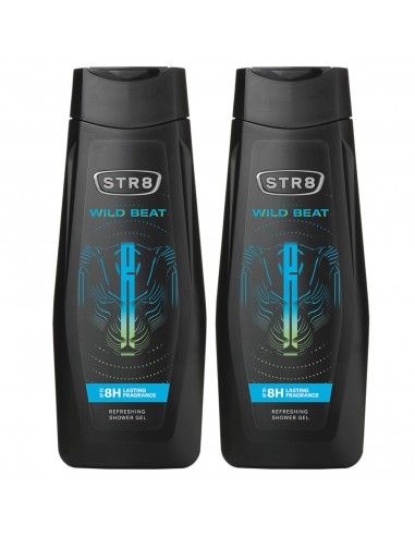 2x Męski żel pod prysznic STR8 Wild Beat 400 ml 5201314194460