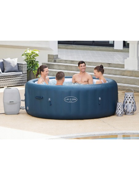 Dmuchane spa do ogrodu z hydromasażem i aplikacją Milan Bestway 196 x 71 cm - Jacuzzi Dmuchane spa do ogrodu z hydromasażem i aplikacją Milan Bestway 196 x 71 cm 6942138975949 2