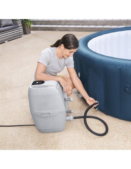 Dmuchane spa do ogrodu z hydromasażem i aplikacją Milan Bestway 196 x 71 cm - Jacuzzi Dmuchane spa do ogrodu z hydromasażem i aplikacją Milan Bestway 196 x 71 cm 6942138975949 7